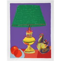 John Grillo, Pajaro (Green Lamp), Serigraph