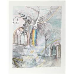 Anton (Toni) Krajnc, Iris, Lithograph