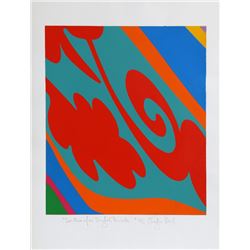 Clayton Pond, Section of an English Facade from 10/10 Printmakers Portfolio, Silkscreen