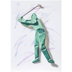 Yrjo Edelmann, Golfer, Lithograph