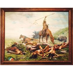 Gregory Perillo, Cry of Vengeance, Oil Painting