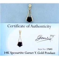 Spessartite Garnet Pendant