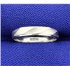 Image 1 : Platinum Band Ring with colored stones in band