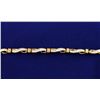 1.50 Carat Diamond Baguette Channel Set 10K Yellow Gold Bracelet