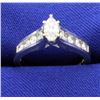 14K White Gold 1 Carat Diamond Ring