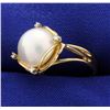 Image 2 : Pearl and Diamond Ring