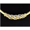 Image 2 : Italian Made 4ct TW Diamond Omega Style Necklace