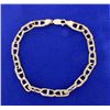 Image 1 : Men's Anchor Chain Heavy Bracelet