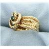 Image 2 : 14K Natural Emerald Ring