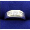 .9ct TW Men's 18K Diamond Ring