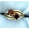 Image 1 : Garnet Heart Ring