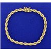 Image 1 : 7 1/2 Inch Rope Style Bracelet