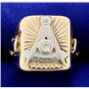 Diamond Mason Ring