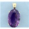 Image 1 : Over 15ct Amethyst Pendant