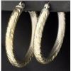 Image 2 : White Gold Hoop Earrings