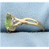 Image 2 : Peridot & Diamond Ring