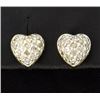 1/3 ct TW Diamond Heart Stud Earrings