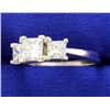 Image 2 : 2.10 carat three stone diamond ring