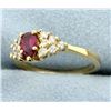 Image 2 : Ruby & Diamond Ring