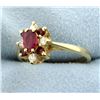 Image 2 : Ruby & Diamond Ring