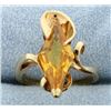 Diamond Shaped Citrine Ring