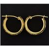 Image 2 : 18K Intricate Hoop Earrings