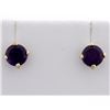 Amethyst Stud Earrings