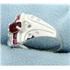 Image 2 : African Ruby and Diamond Fashion Ring
