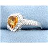Image 2 : Azotic Topaz & Diamond Sterling silver ring