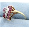 Image 2 : Rubellite Tourmaline & Diamond Ring