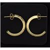 Image 2 : 14K Half Hoop Earrings