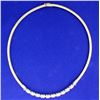 Image 1 : Diamond Omega Necklace