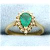 Emerald & Diamond ring