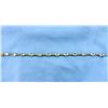 Image 1 : Blue Topaz & Diamond 10k Bracelet