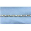 Image 2 : Blue Topaz & Diamond 10k Bracelet