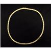Image 1 : Unique 18 Inch 14K Yellow Gold Chain