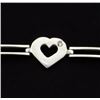 Image 2 : Italian Made Diamond Heart Bracelet