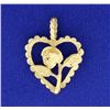 Image 1 : 14K Heart Pendant