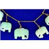 Image 2 : Jade Elephant Necklace