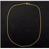 Image 1 : 18K Gold 16 Inch Box Link Chain