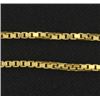 Image 2 : 18K Gold 16 Inch Box Link Chain