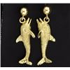 Image 1 : Dolphin Dangle Earrings