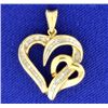 Image 1 : Diamond Heart Pendant