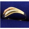 Image 2 : Rose, White, & Yellow Gold Ring