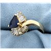 Image 2 : Diamond & Sapphire Ring