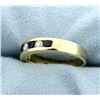Image 2 : Sapphire & Diamond Band Ring