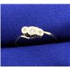 18K Vintage Gold and Platinum Diamond Ring