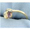 Image 2 : Amethyst & Diamond Ring