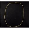 Image 1 : 16 1/2 Inch Gold Link Chain Necklace