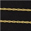 Image 2 : 16 1/2 Inch Gold Link Chain Necklace